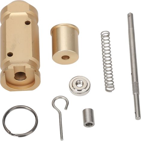 Perimeteralarmanlage aus Aluminiumlegierung mit Auslösedraht, Frühwarnsystem für Camping und Grundstückssicherheit, hellgelbe Farbe. (1/5)