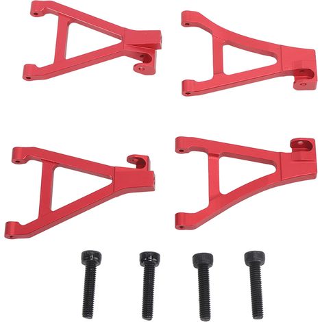 Vorderachsaufhängungssatz aus hochfester Aluminiumlegierung für Traxxas Slash 1/16 RC-Car (rot) (1/5)
