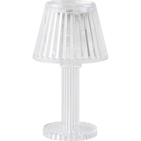 Lampe de table moderne en cristal, lampe de table glamour à paillettes diamant, lampe de bureau décorative pour chambre, salon, bureau, pile incluse (1/5)
