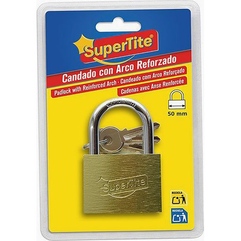 Cadenas avec clé SUPERTITE 50 mm