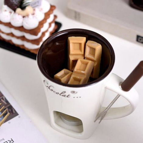 1 Tasse à fondue,Céramique,Portable,Micro-ondes,Lave-vaisselle,Intérieur,Extérieur (1/5)