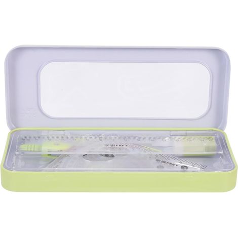 Kit de boussole compacte 7 pièces, vert, en fer et ABS (1/5)