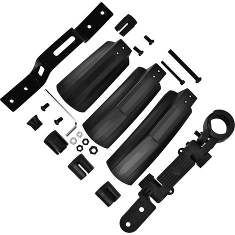 Kit de garde-boue avant, arrière et de roue arrière pour vélo, fixation rapide, pour cyclisme en extérieur (1/5)