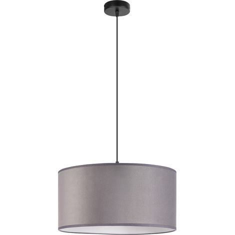 Lampada Tornado AD1, velluto grigio (1/5)
