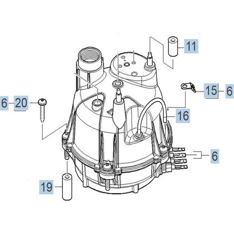 CHAUDIERE COMPLET PIECE DE RECHANGE POUR NETTOYEUR HAUTE-PRESSION KARCHER - 40708840 (1/2)