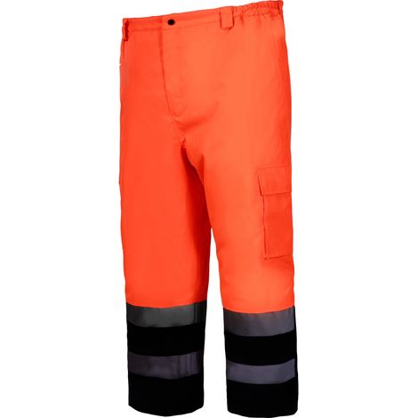 Pantalon isolant haute visibilité, orange, taille S, CE, Lahti (1/3)