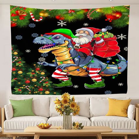 Langer, vertikaler, farbenfroher und cooler Wandteppich fürs Schlafzimmer – Wandbehang als Wandkunst 100x75cm (1/5)