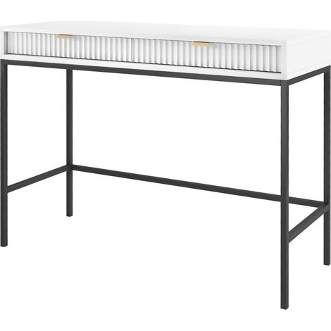 Schminktisch NOVA SANDS T104 Konsole 104 cm weiß matt