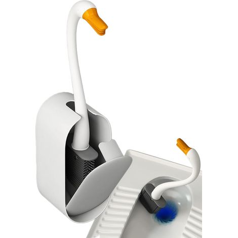 Porte-Brosse De Toilette Fixation Murale, Brosse De WC pour (1/5)