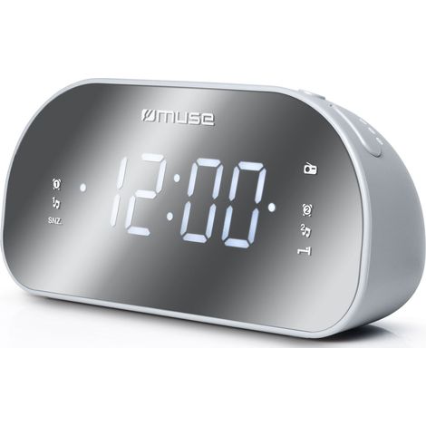 Graues doppelweckerradio - Muse - M170CR