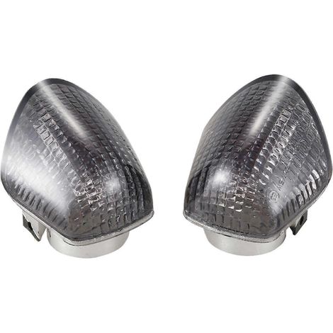 Ersatzglas für Motorrad-Frontblinker – Scheinwerferblinkerglas für Motorräder, klare Abdeckung, 2-teiliges Set (1/5)