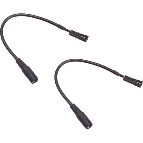 2x Câble alimentation 15cm souple ruban LED avec connecteur rapide femelle et prise jack femelle étanche transformateur (1/3)