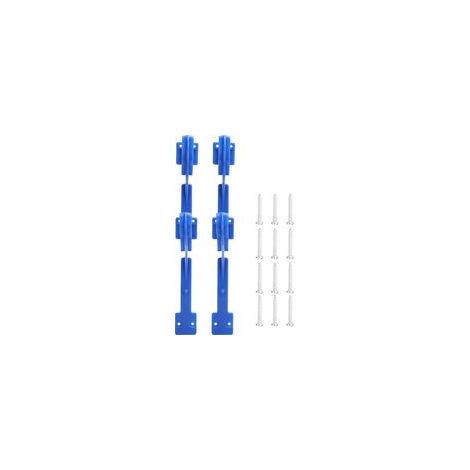 Crochet de suspension en plastique pour perche télescopique de piscine, tuyau d'aspirateur, épuisette et outils de jardin (1/5)