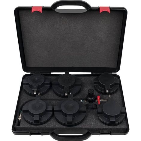 KS Tools 460.2465 LKW Turbolader-Ladeluft-System-Prüfkoffer-Satz, 7-tlg.