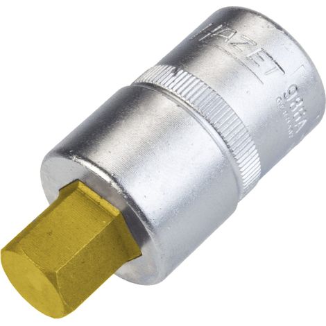 HAZET Schraubendreher-Steckschlüsseleinsatz 986A-1/2 Vierkant hohl 12,5 mm (1/ (1/4)