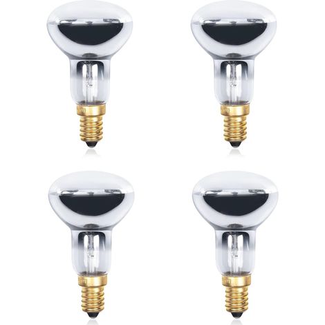 Luxvista Ampoule E14 Spot R50 Dimmable Ampoule E14 R50 Réflecteur Blanc Chaude 2700K Ampoule Petit Culot à Vis SES, 4-Pack