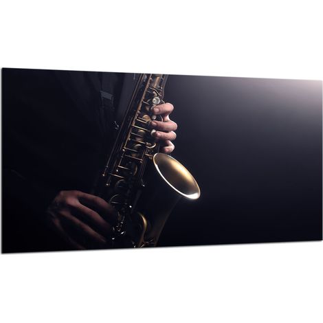 PLAQUE DE PROTECTION EN VERRE POUR CUISINIÈRE 90X52 MUSIQUE (1/5)