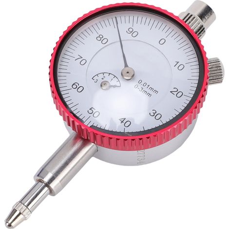 Comparateur mécanique 0-3mm étendue 0.01mm précision acier inoxydable pour tour atelier scie à table CNC (1/5)