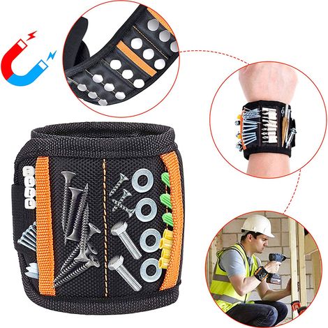Outil magnétique pour bracelet : 15 aimants puissants, porte-vis, clous et perceuse pour réparations DIY (1 pièce). (1/5)
