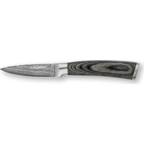 Schälmesser 3,5 Zoll Damaststahl (1/3)