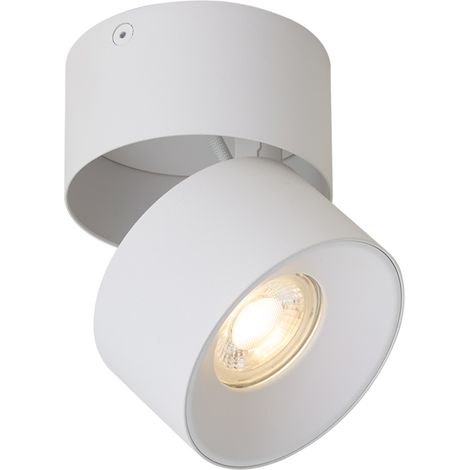 QAZQA Foco de superficie moderno blanco GU10 50mm orientable - (1/5)