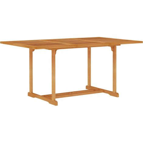 Maison Exclusive - Conjunto de comedor de jardín 7 piezas madera (1/5)