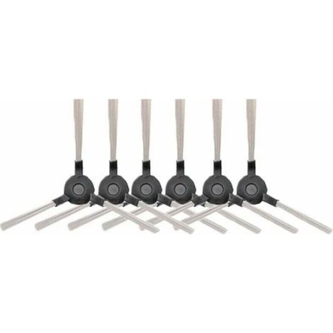 Lot de 6 brosses latérales pour aspirateur robot Amibot – Compatible Pure, Pulse, Prime – Installation facile – Performance optimisée