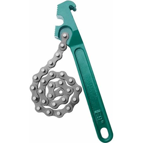 Clé à chaine Outils De Réparation De Voiture Chaîne Type Filtre À Huile Enlèvement Clé Universel Auto Outils De Réparation De La Voiture filtre huile universel 9 pouces (1/5)