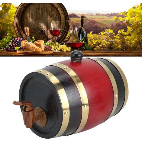 1,5-Liter-Mini-Eichenholzfass-Weineimer für den Haushalt, Zubehör für die Heimbrauerei (1/5)