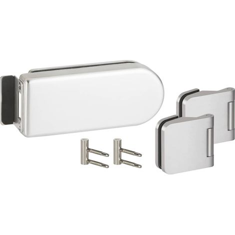 HERMAT Ganzglas Gegenkasten-Set VENEZIA 6014/6315/HZ.GK, Edelstahl (1/2)