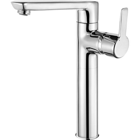 Mélangeur lavabo haut laiton finition chromée - Stapol