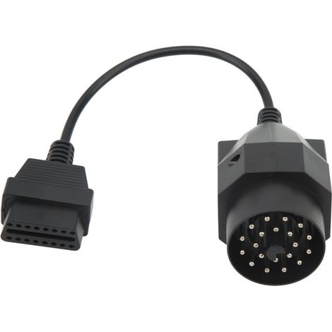 Cble adaptateur OBD II 20 broches vers connecteur OBD2, cble rond pour outil de Scanner de Diagnostic (1/4)