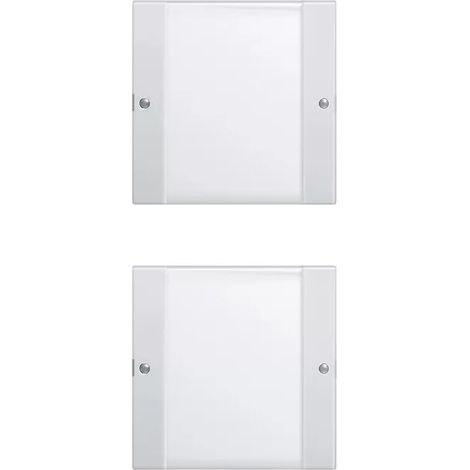 Gira Wippenset 2f (1+1) BSF System 55 Klar/Reinweiß [213203], 2132 03 (1/2)