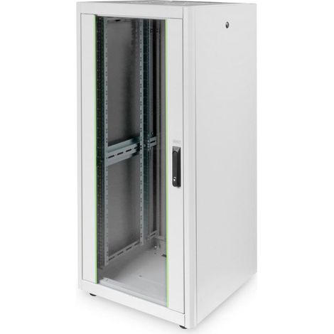 Digitus Armadio 26 Unit… 19” Per Reti Misure (A) 1299 X (L) 600 X (P) 600 Mm. Colore Grigio Chiaro (1/5)