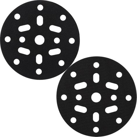 Support de protection Ø 150mm 17 trous multifonctionnel, 2 pièces, pour protéger les plateaux de ponçage auto-agrippants
