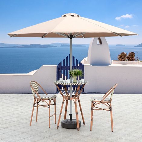 Housse De Parasol - Tissu Polyester Pour Parasol À 6 Rayons - Usage Extérieur Jardin Terrasse Cour Plage Piscine Marché - Diamètre 2 M - 1 Pièce (1/4)
