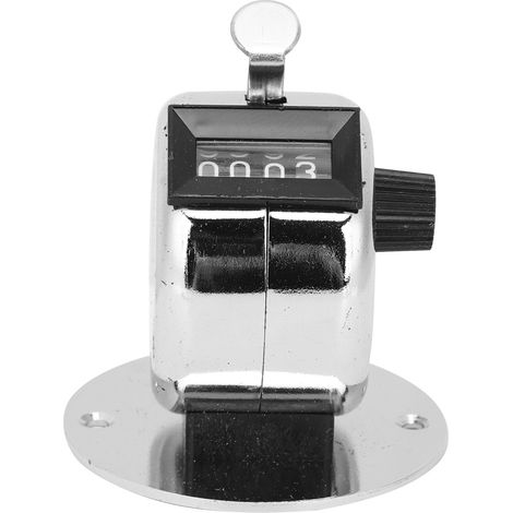 Compteur manuel mécanique à 4 chiffres, mini compteur à main, outil de comptage portatif
