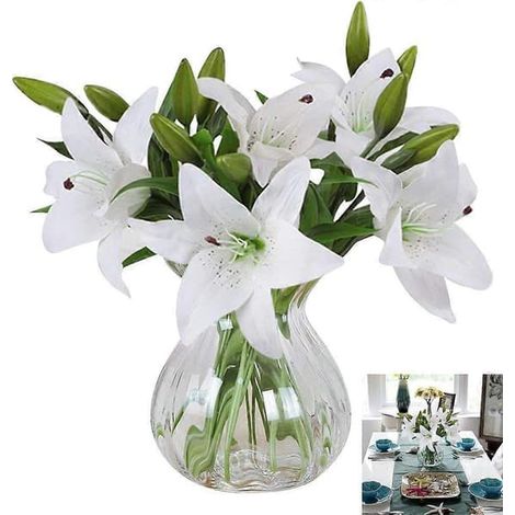 Décoration1 bouquet de 5 pivoines artificielles en soie avec feuillage, idéal pour la décoration de la maison, des mariages, des fêtes, des festivals et des bars. (1/4)