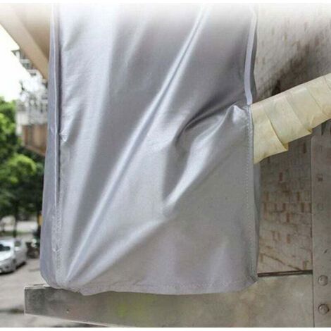Housse Pour Climatiseur - 86x32x56 Cm - Étanche Anti-poussière - Tissu Argenté - 1 Pièce (1/4)