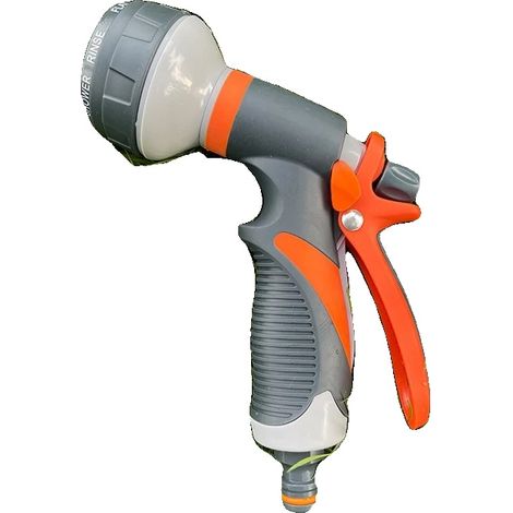 Pistola per tubo da giardino, getti regolabili, materiali resistenti, otto tipi (1/5)