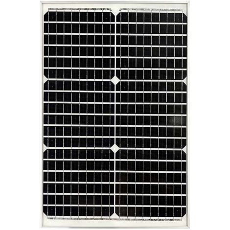 Panneau Solaire Monocristallin 30W 18V IP65 Panneau Solaire Photovoltaïque étanche Hors Réseau Charge de Batterie pour Voiture Van Boat Camping Travel (1/5)