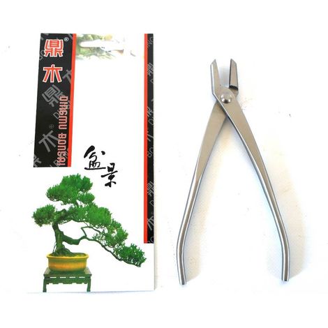 Pinza bonsai per filo in acciaio satinato mm. 210