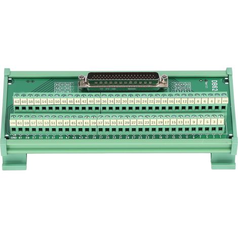 Bornier mâle femelle connecteur d'interface adaptateur 3 rangées Module de carte de dérivation DC 60VDB62-M7