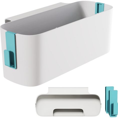 Rangement suspendu pour lit, panier de rangement suspendu avec 2 crochets amovibles, étagère de lit, porte-accessoires, pour bureau, maison, dortoir, à placer sur les côtés d'un lit bébé, Vert (1/5)