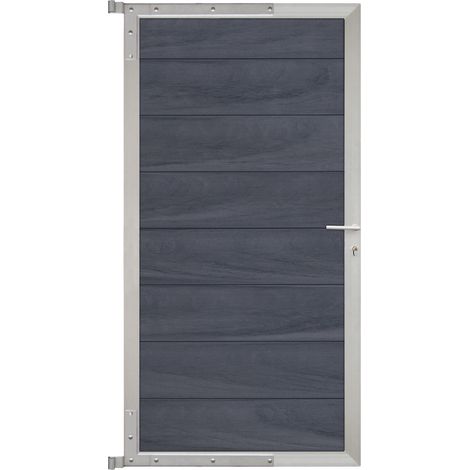 ÖLAND-Tor-Komplettset 90 x 175 cm, greystone/silber
