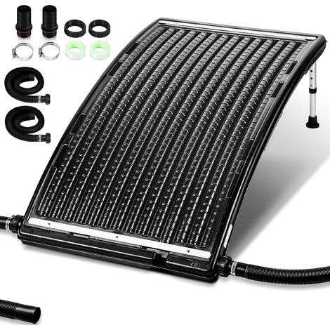 SWANEW Riscaldatore solare per piscina - Riscaldatore solare per piscina a collettore solare - 110x65 cm - Connessione Ø32-40mm - Riscaldatore solare per piscina - Riscaldatore per piscina - Pannello  (1/5)