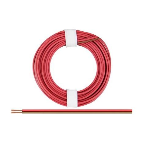 Donau Elektronik 225-08 Cavo per cablaggi 2 x 0.25 mm² Rosso - Marrone 5 m