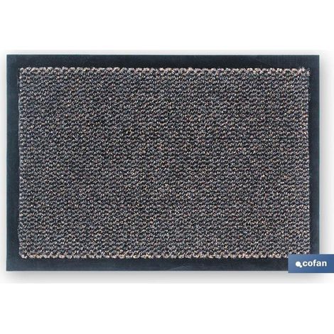 Paillasson d'intérieur polypropylène 40x60cm marron