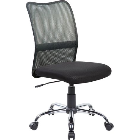 Bürostuhl mit Rollen - Grauer Schreibtischsessel