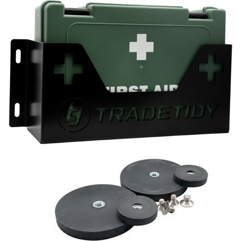 Tradetidy TT-FKHBKIT 10 Person Kirst Aid Kit and Holder + Magnetic Mounting Kit (1/5)